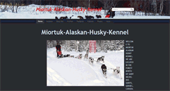 Desktop Screenshot of miortuk-alaskan-husky-kennel.com